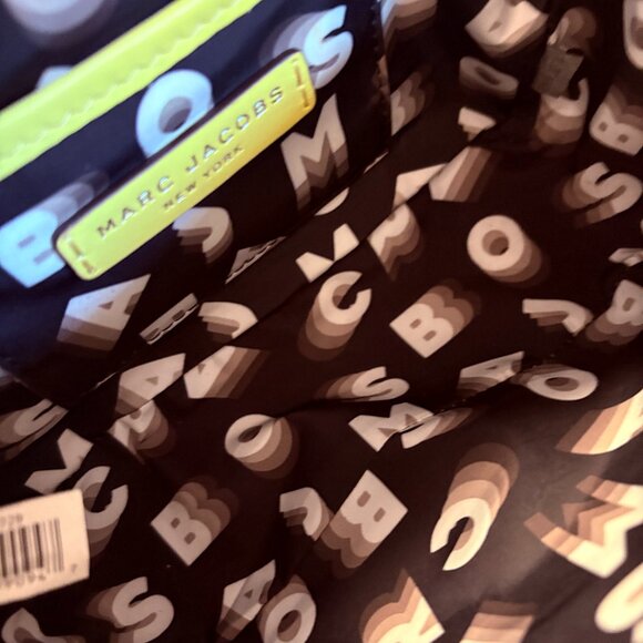 Marc Jacobs Flash Leather Shoulder Bag Lemon - Picture 12 of 14